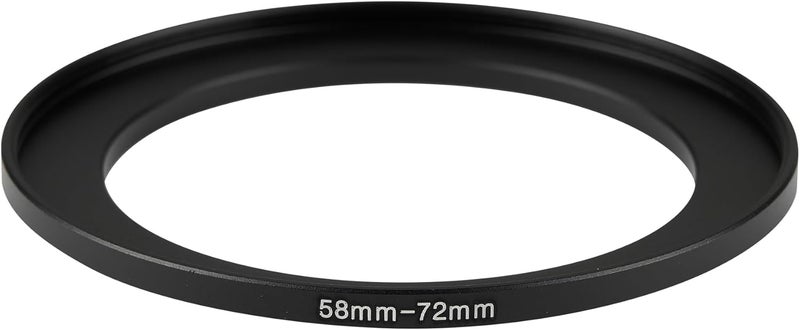 JOYTOLIN 58-72mm Metal Step-Up/Down Ring Adapter Compatible with Mirrorless Cameras DSLR Lens, UV CPL ND Filter Thread Converter, Black - Image 3